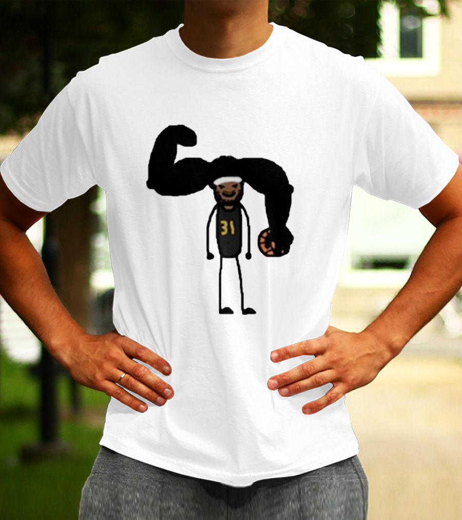 Paint The Fro Basketball Player Number 31 Basketball T-Shirt