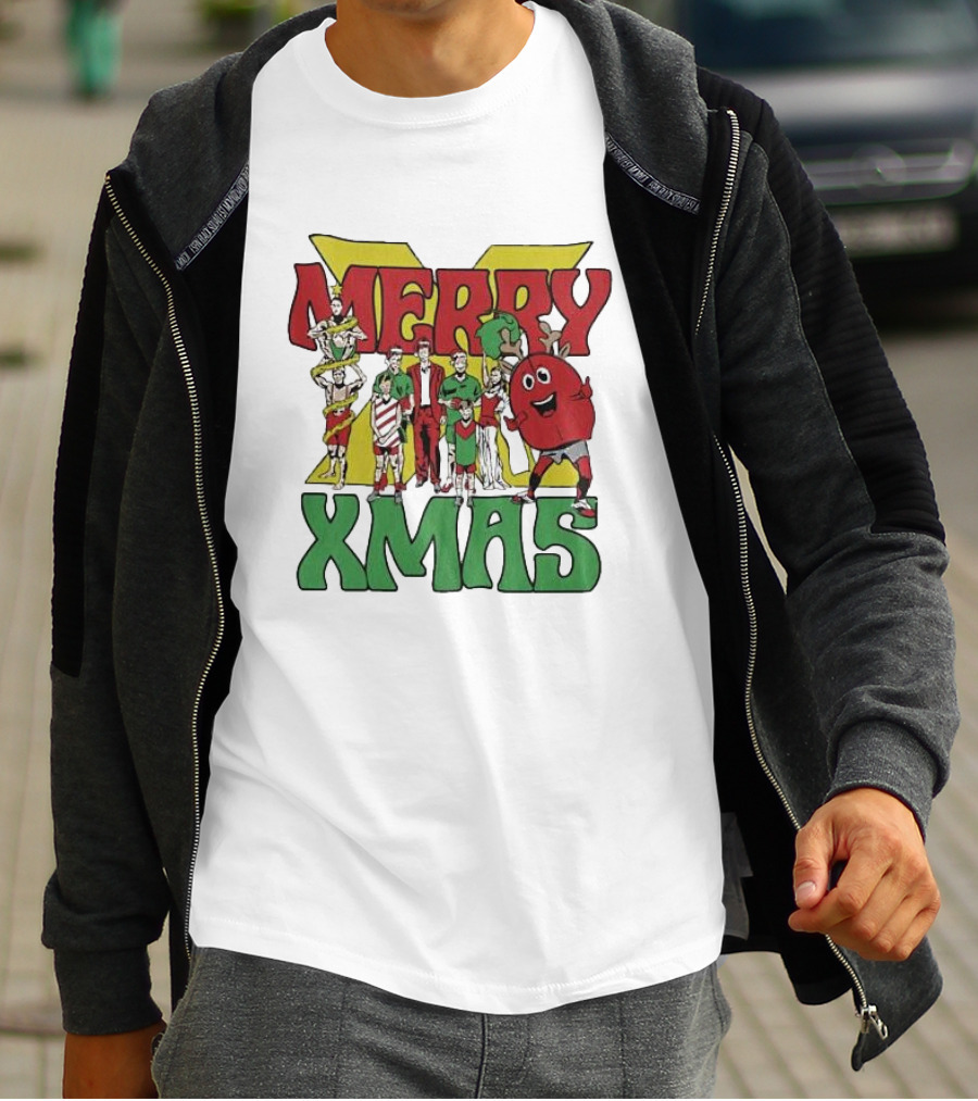 Merry Xmas X-Footy Christmas T-Shirt