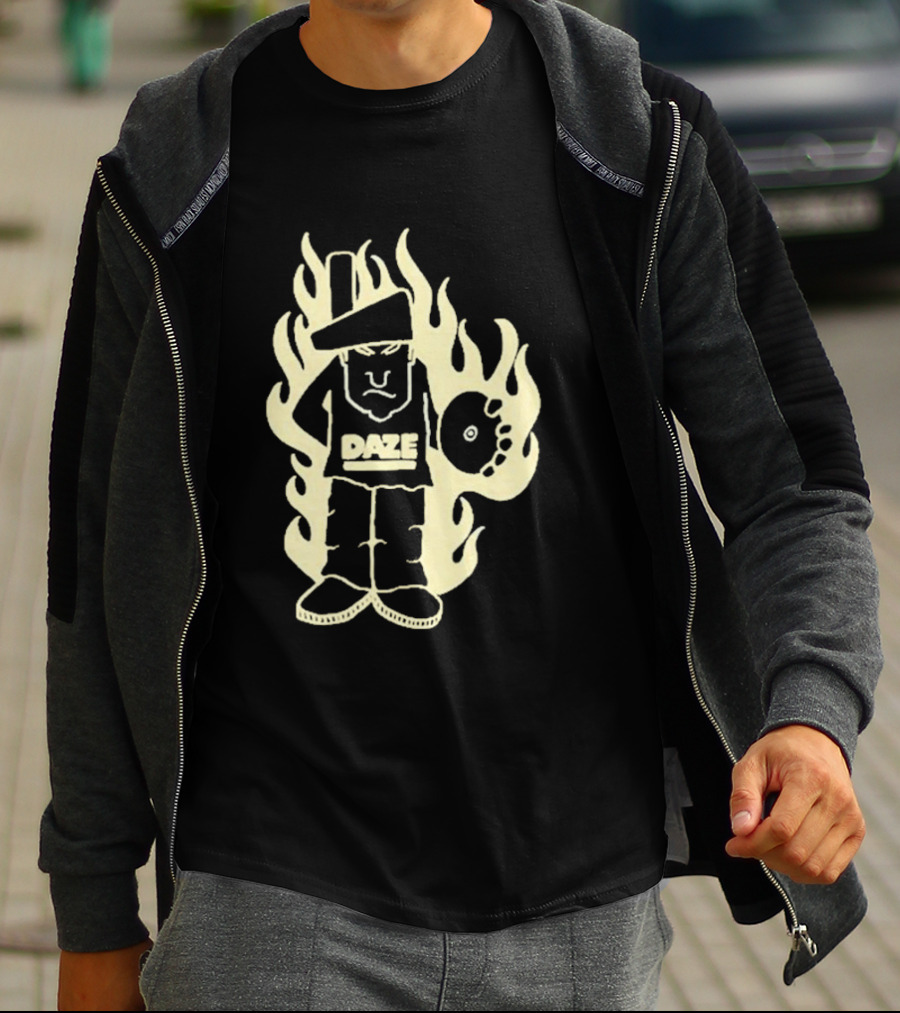 Daze Flame Vinyl Haywire For Better Or For Worse T-Shirt