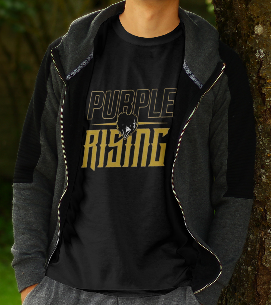 Purple Rising Baltimore Football Ravens Fans T-Shirt