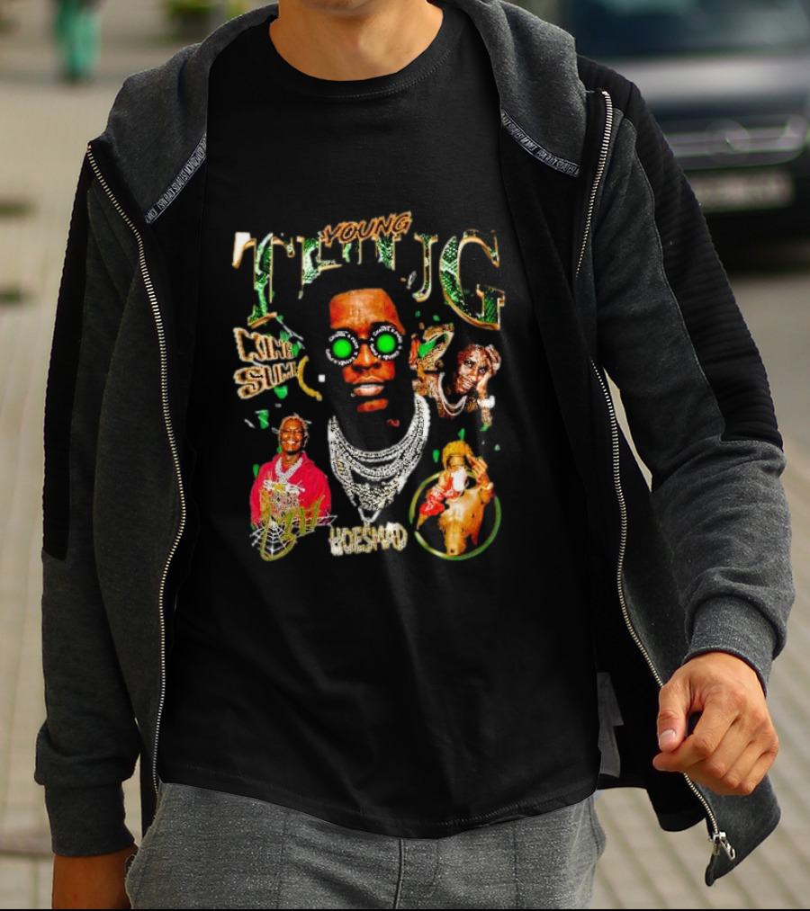 Hoesmad Young Thug King Slime Green Luxe T-Shirt