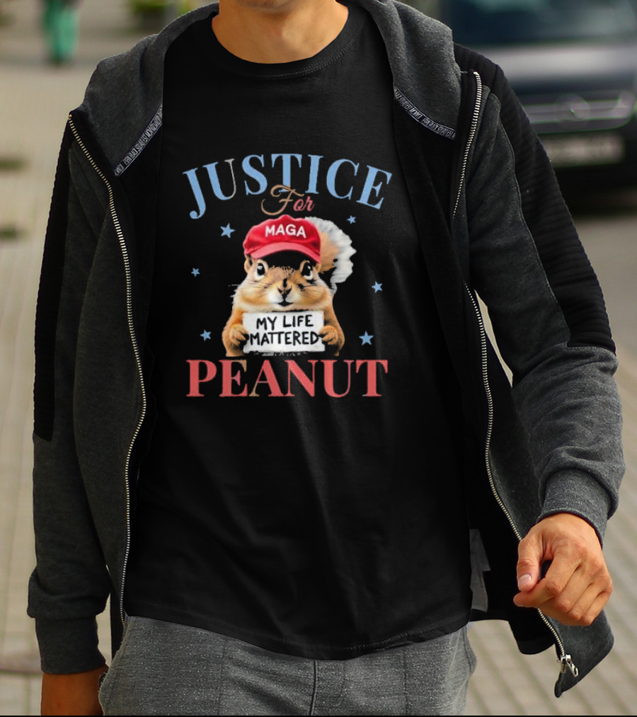 Justice For MAGA My Life Mattered Peanut T-Shirt