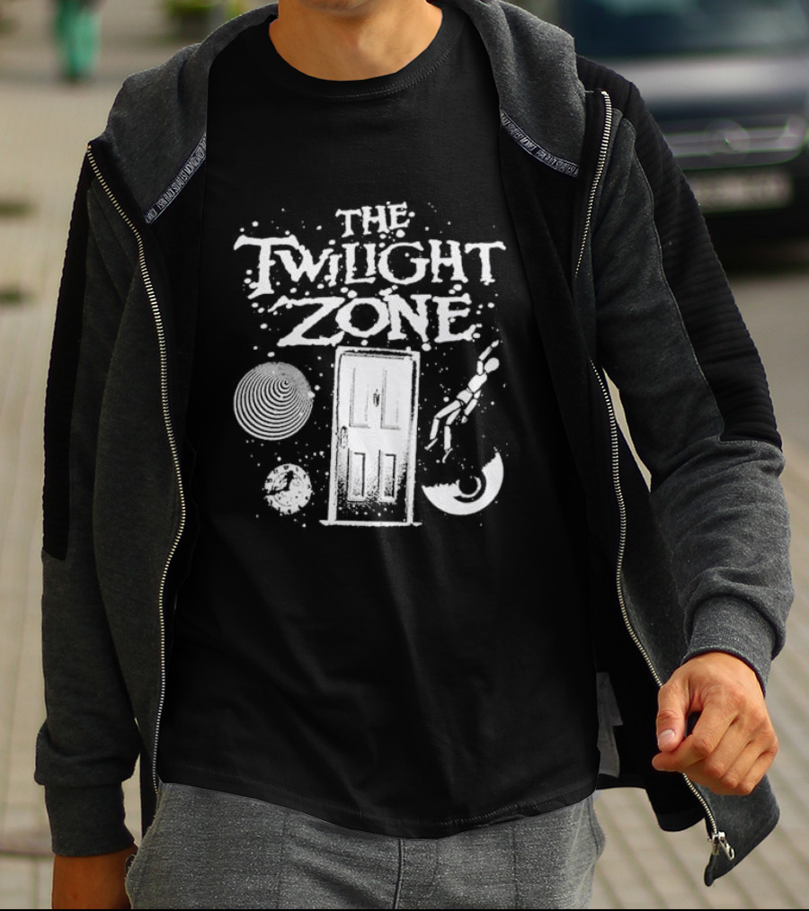 The Twilight Zone Doorway And Cosmic Elements T-Shirt