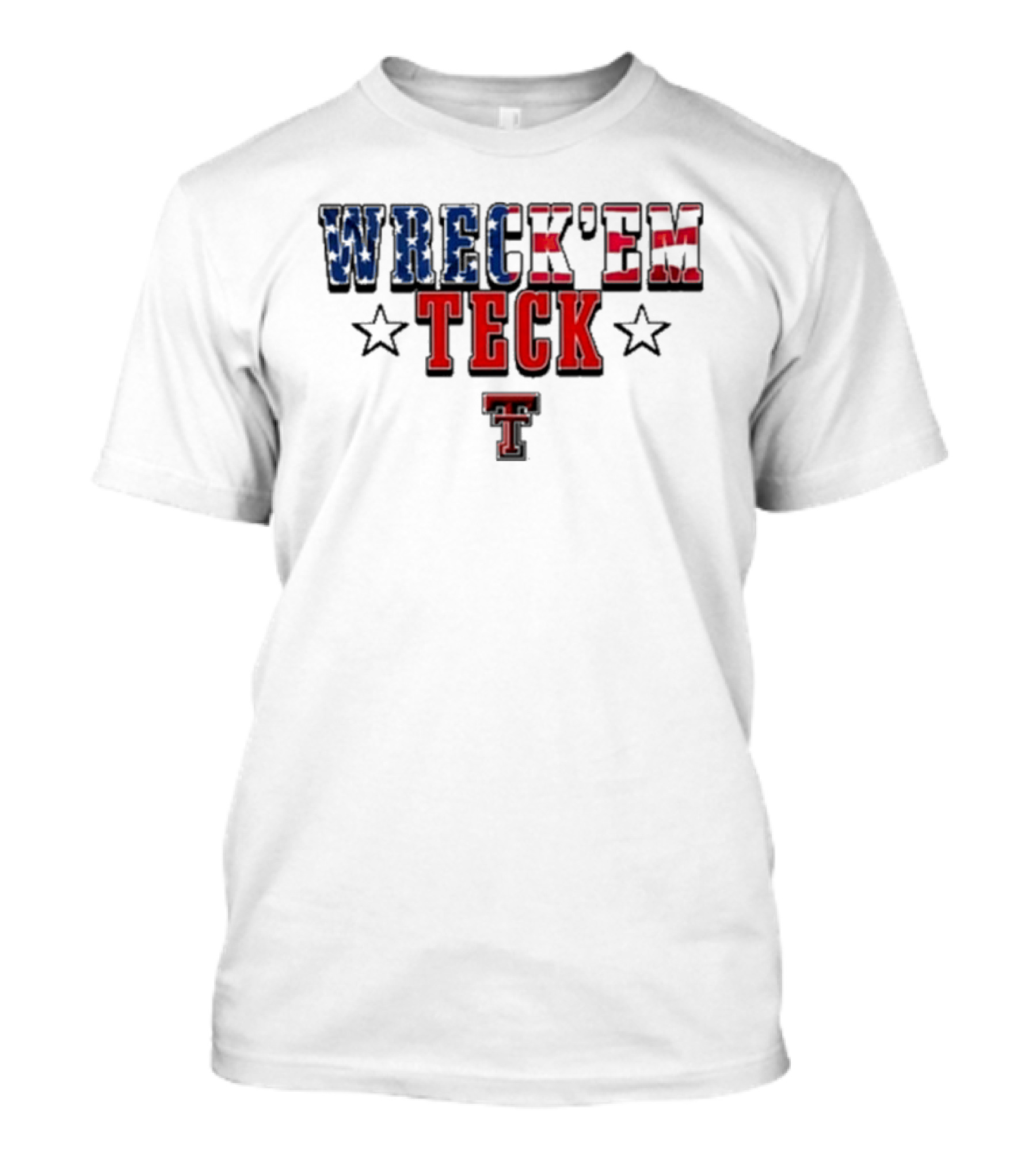 Wreck’em Tech Texas Stars TTU Sports T-Shirt