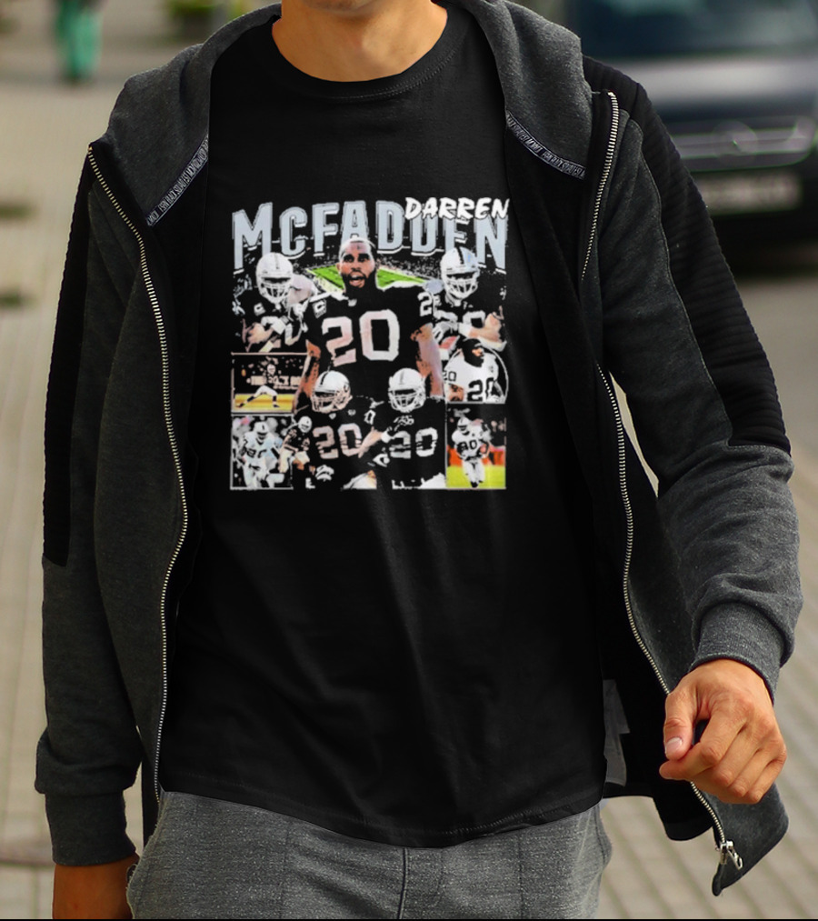Darren McFadden Raider McFadden 20 Football Highlights T-Shirt