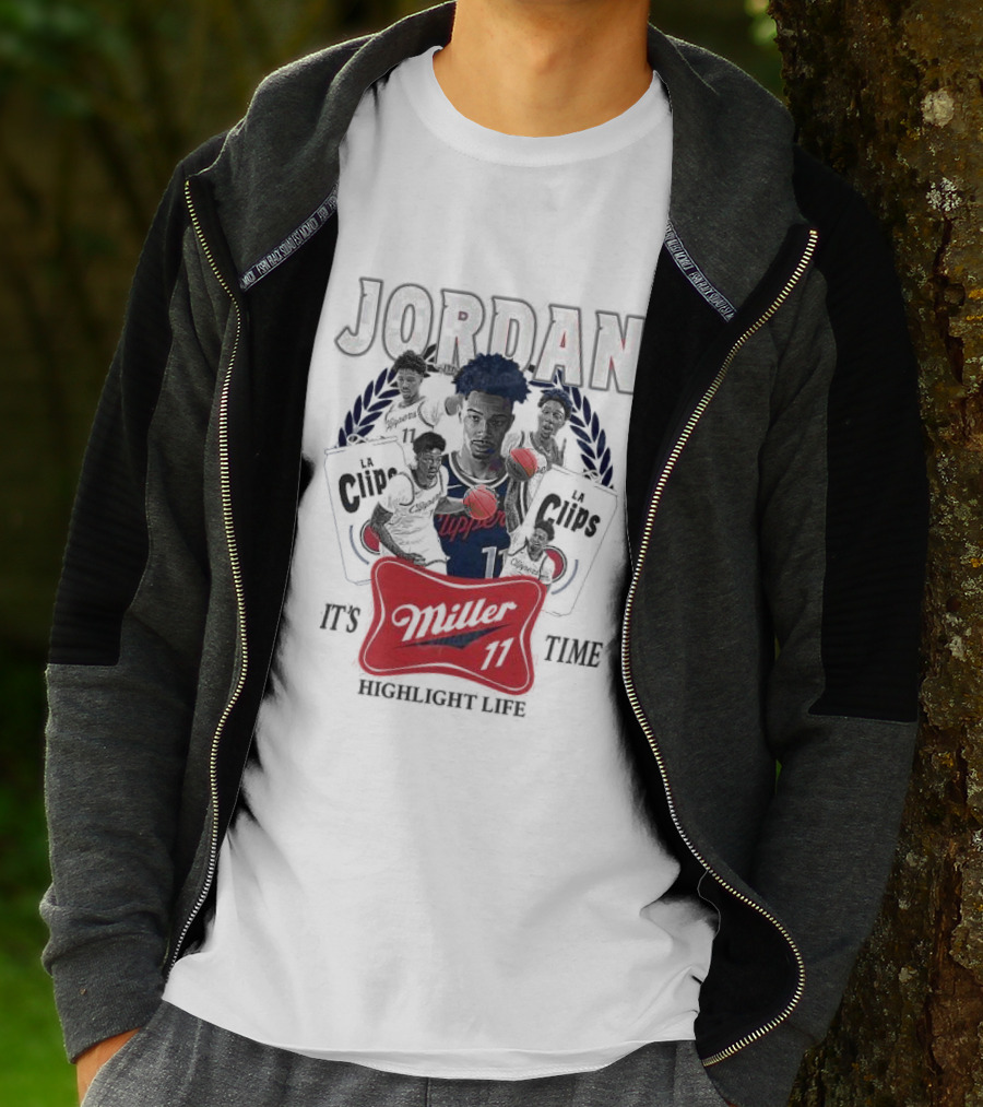 Jordan LA Clips Highlight Life Miller Time 11 T-Shirt