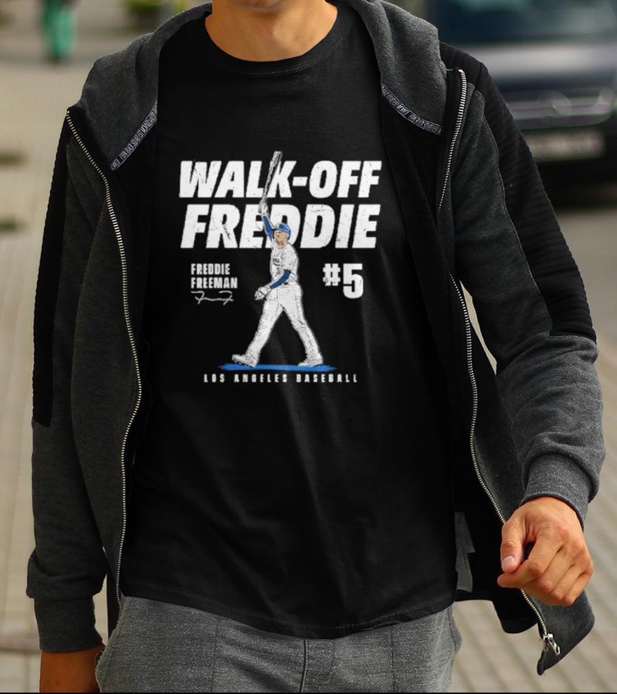 Walk-Off Freddie Freeman #5 Los Angeles Baseball T-Shirt