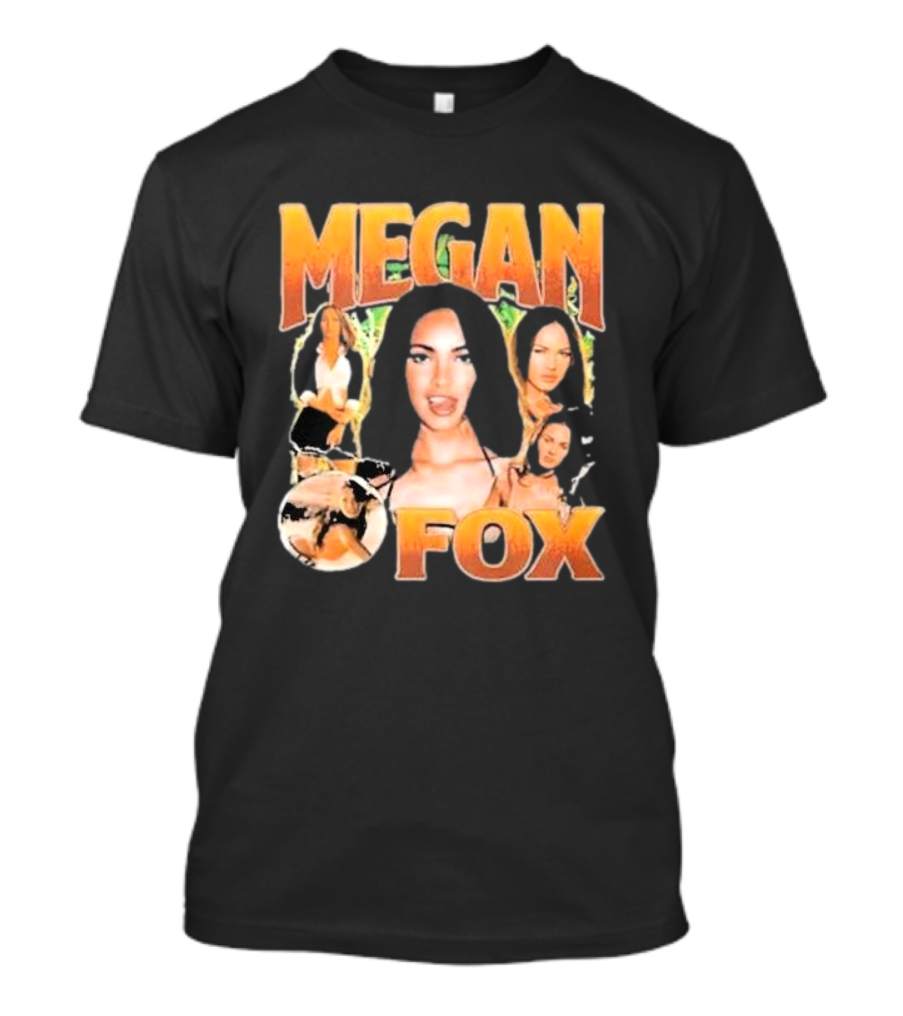 Megan Fox 90s Retro Collage T-Shirt