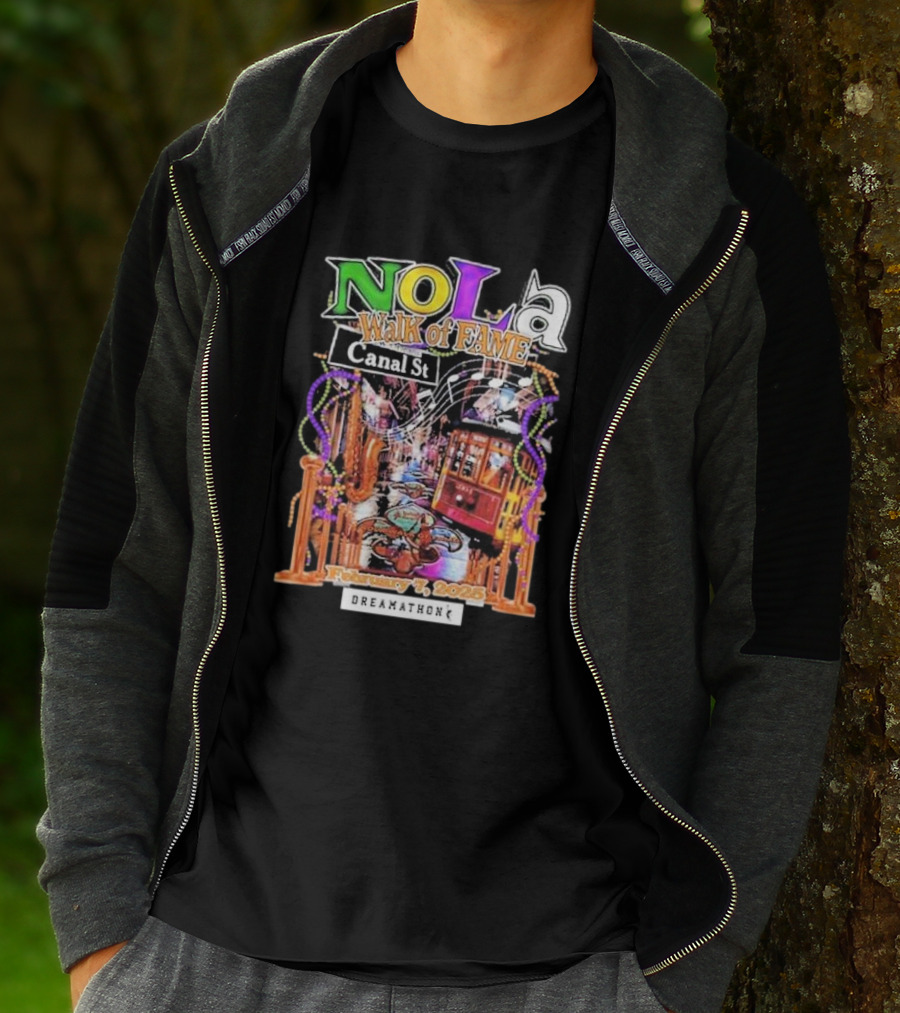 Nola Walk Of Fame Canal St February 7 2025 Dreamathon T-Shirt