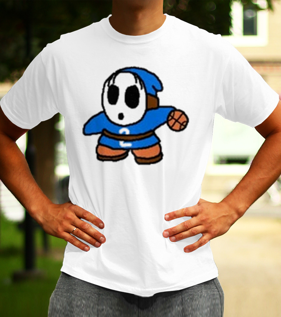 Shy Gilgeous Alexander Basketball Shy Guy Blue 2 T-Shirt