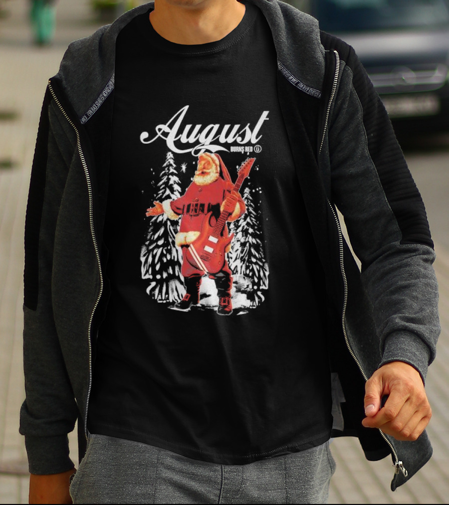 August Burns Red Santa Claus Guitar T-Shirt