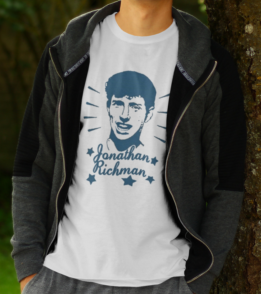 Jonathan Richman Surrounded By Stars And Radiating Light T-Shirt