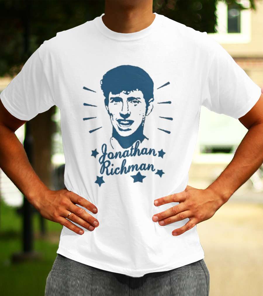 Jonathan Richman Surrounded By Stars And Radiating Light T-Shirt