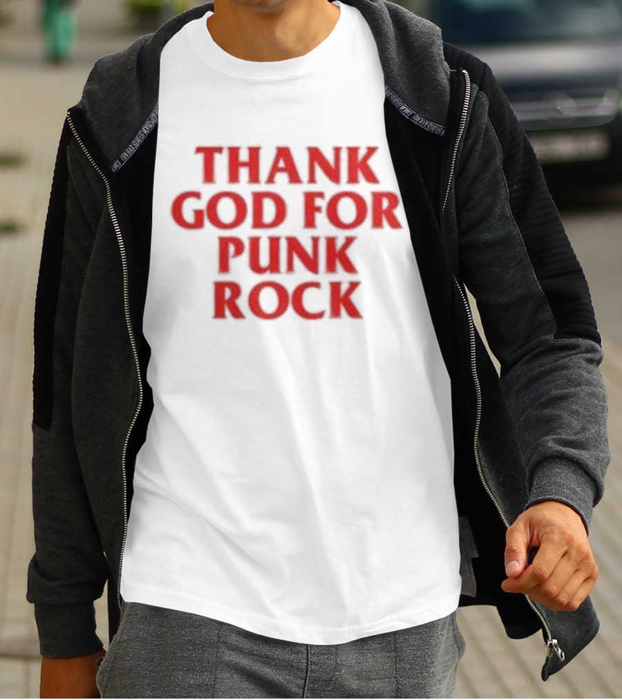 Thank God For Punk Rock Travis Barker Blink 182 T-Shirt