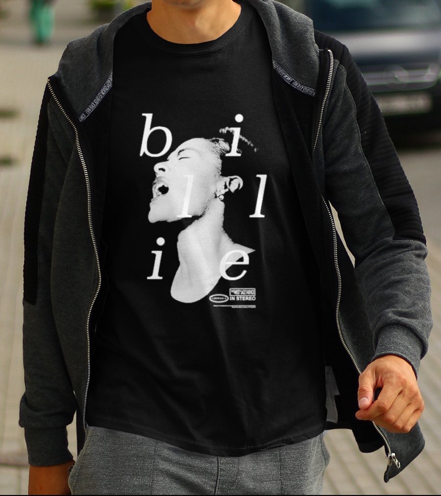 Billie Holiday Cafe Society Prestige Analog In Stereo T-Shirt