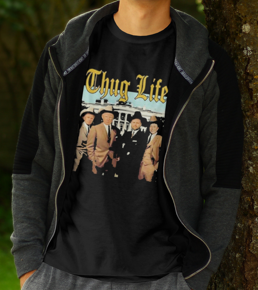 Thug Life Vance Musk Kennedy White House Gangster T-Shirt