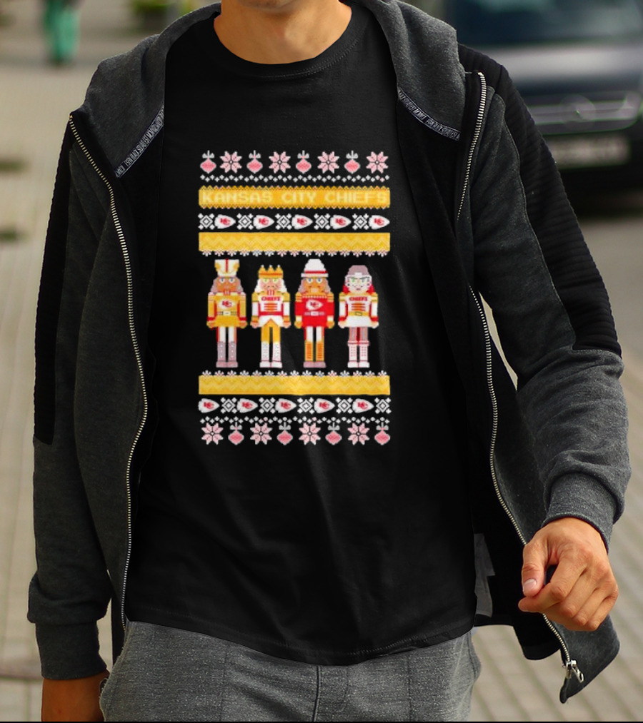 Kansas City Chiefs Nutcracker Christmas Sweater T-Shirt
