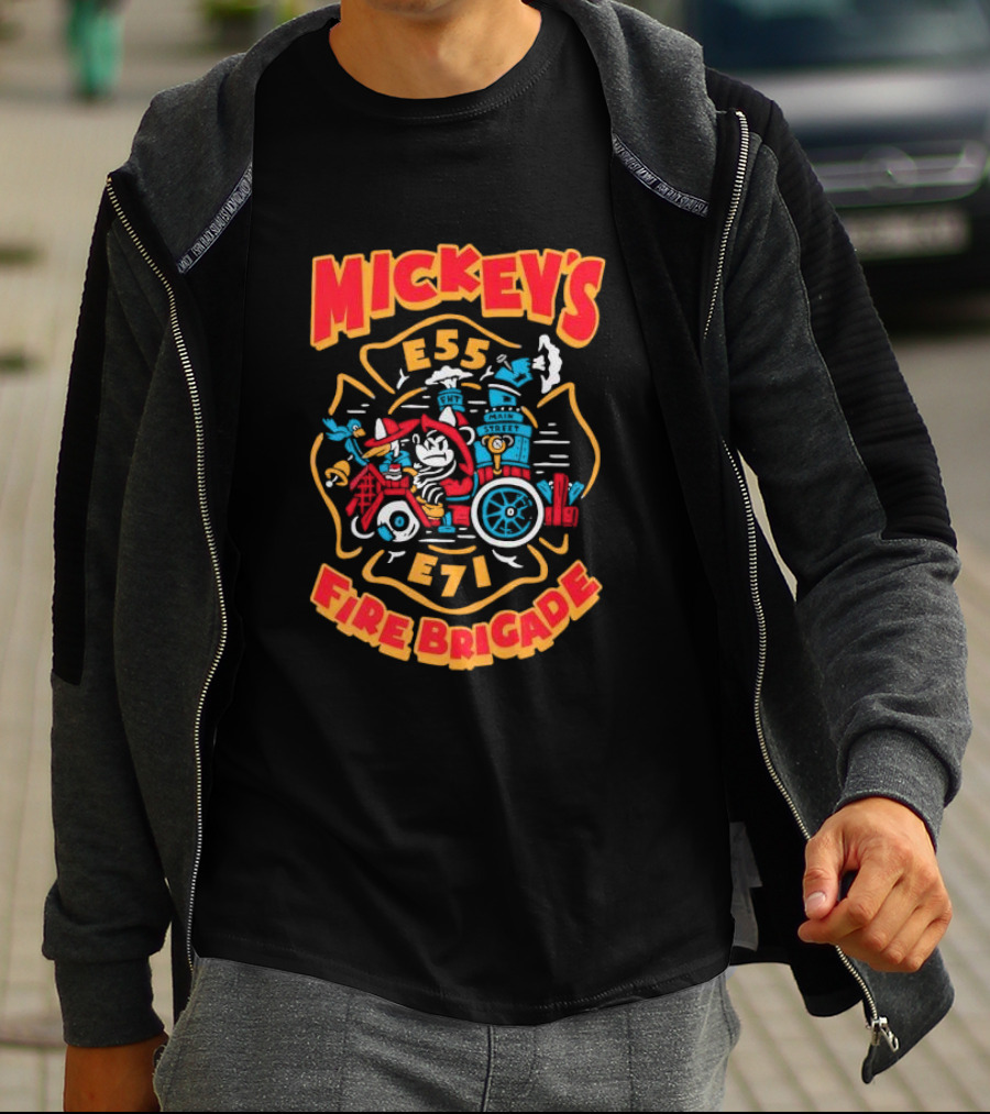 Mickey's Fire Brigade E55 E71 2025 T-Shirt