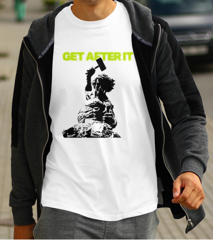 Get After It Rock Climbing Motivational Instrumentals T-Shirt