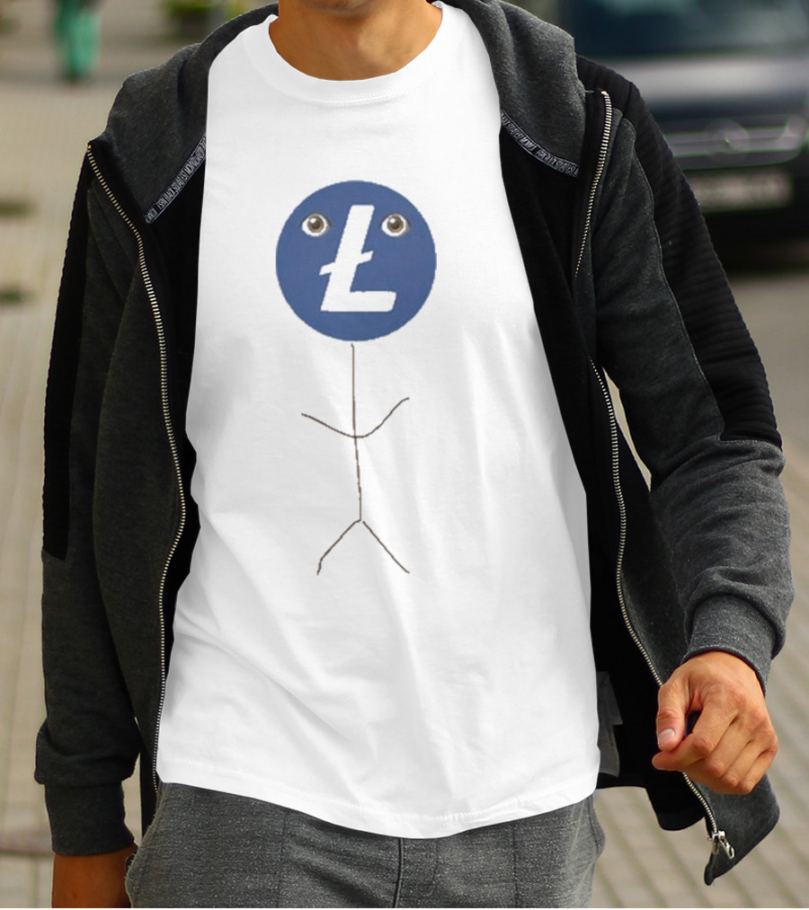 Litecoin Foundation Take The L Stick Figure T-Shirt