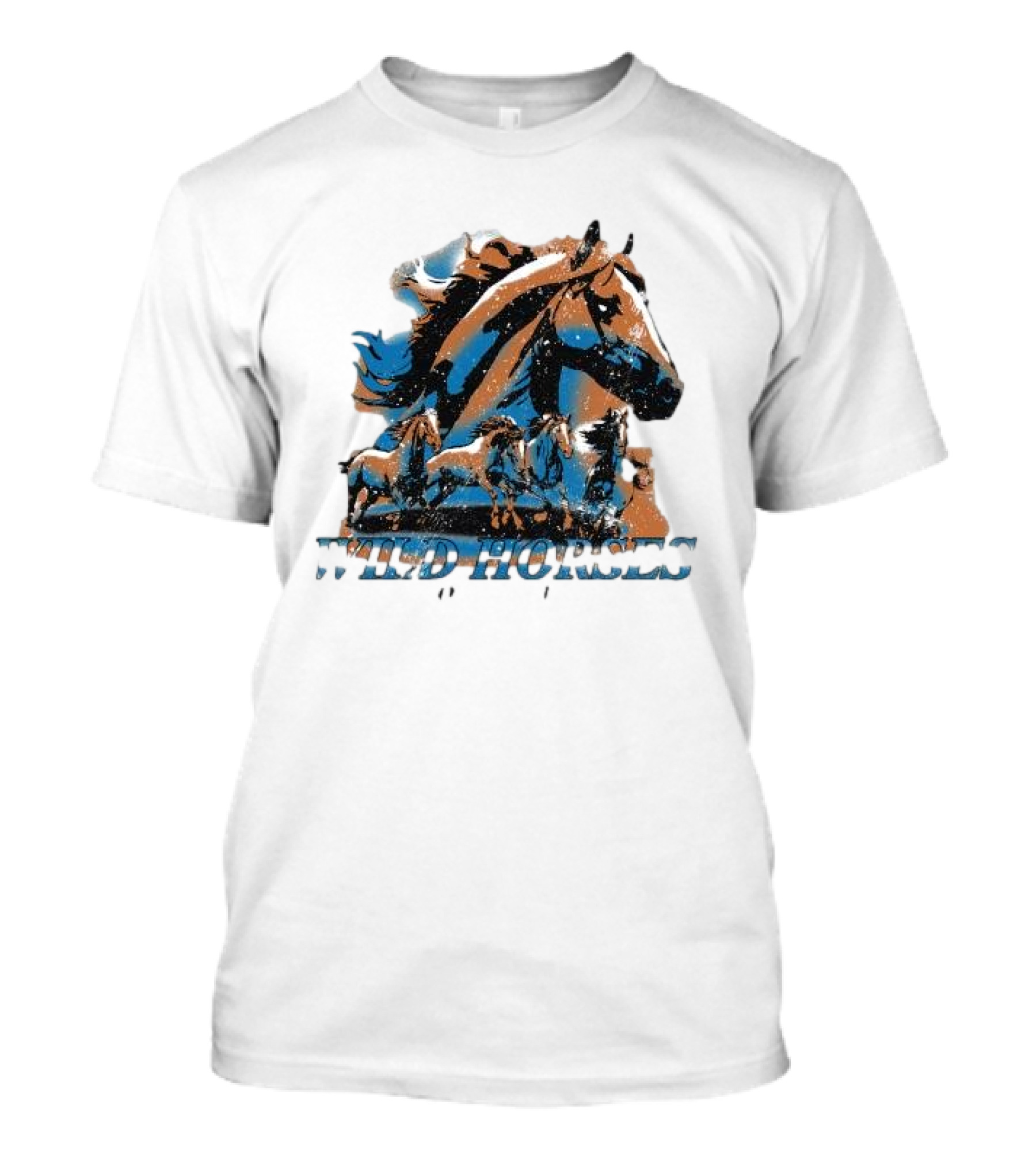 Wild Horses Born To Run Running Wild Hang Over Gang T-Shirt