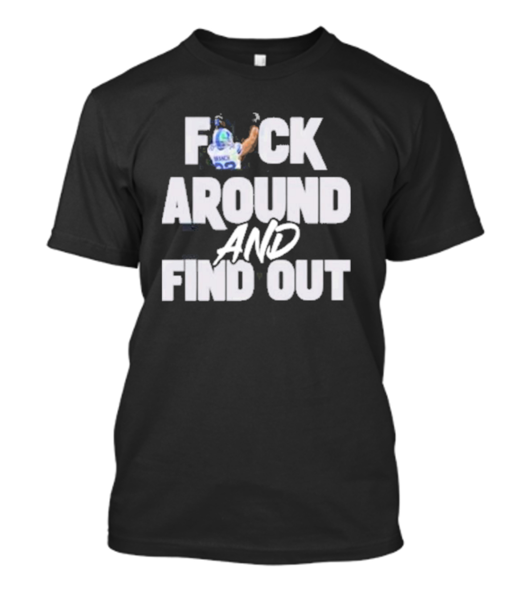 Brian Branch Football Jersey Fck Around And Find Out T-Shirt