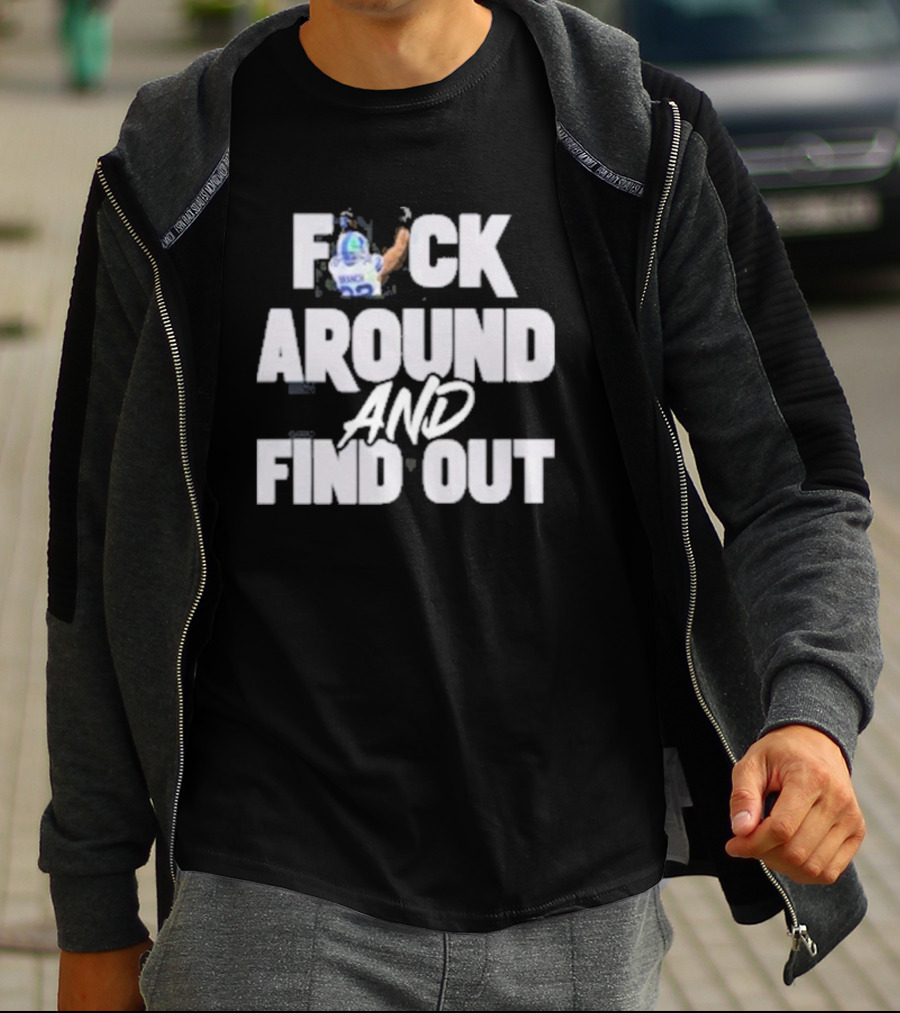 Brian Branch Football Jersey Fck Around And Find Out T-Shirt