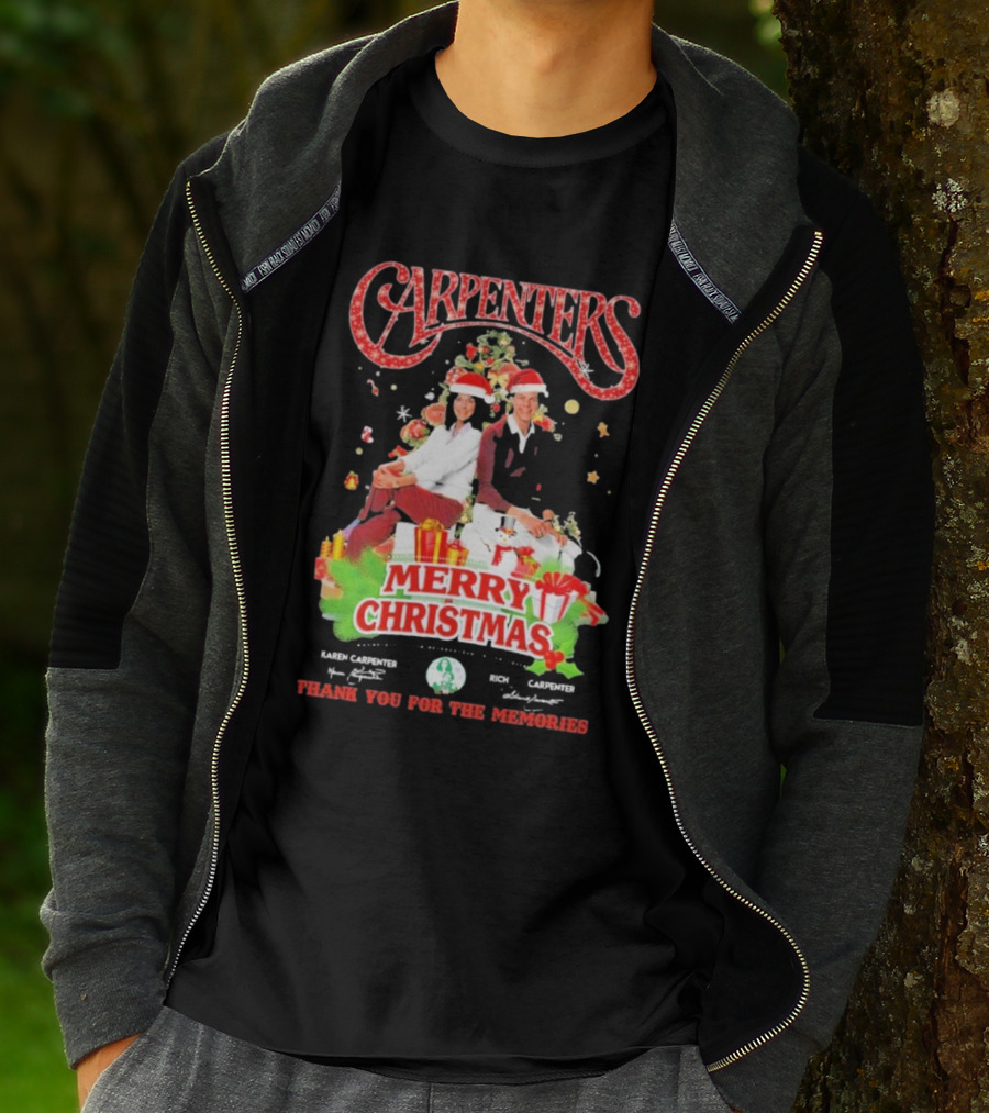 Carpenters Merry Christmas Thank You For The Memories Karen Rich Signature T-Shirt