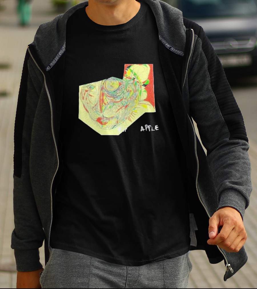 Fiona Apple The Idler Wheel Abstract Artistic Geometric Drawing Multicolored Sketch T-Shirt