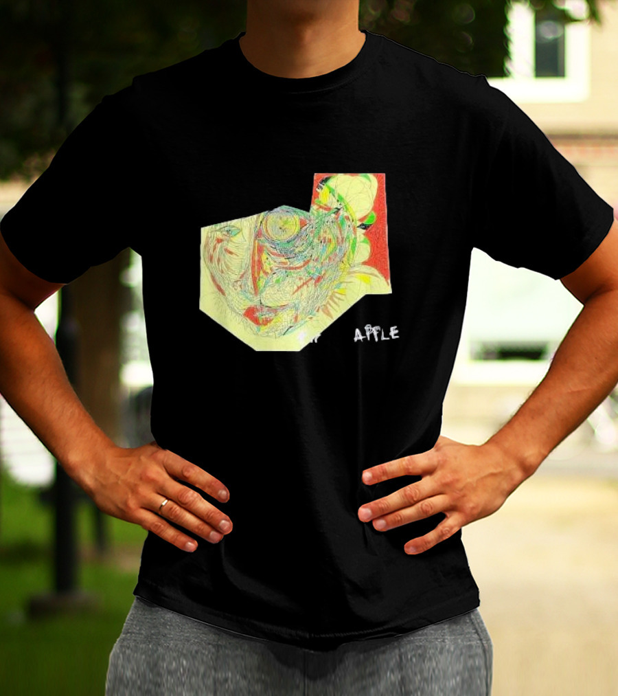 Fiona Apple The Idler Wheel Abstract Artistic Geometric Drawing Multicolored Sketch T-Shirt