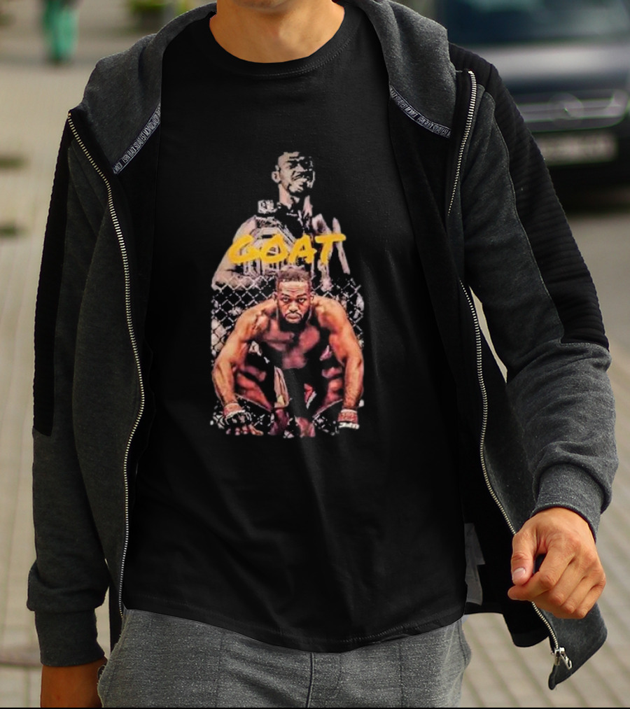 Jon Jones GOAT UFC Champion Image T-Shirt