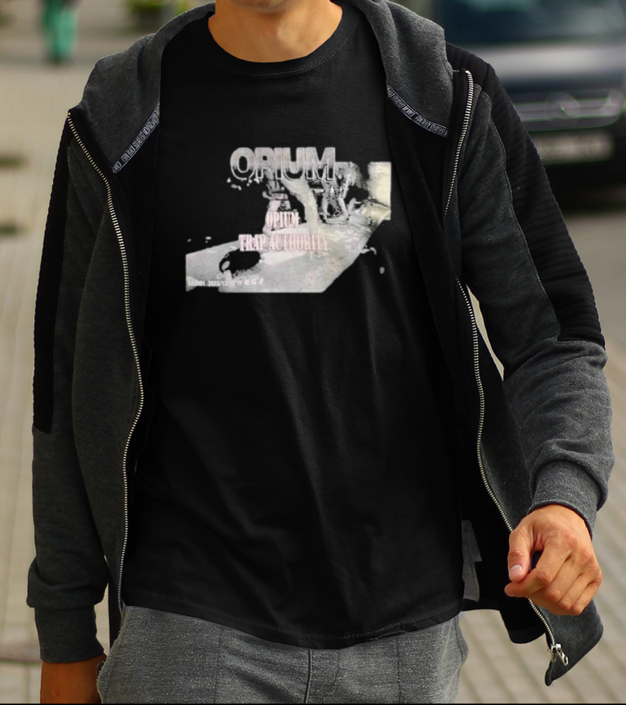 OPIUM TRAP AUTHORITY VINTAGE GRUNGE T-Shirt