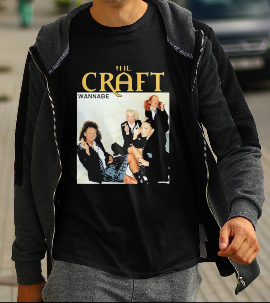 THE CRAFT WANNABE Spice Girls Parody School Girls Smoking Scene T-Shirt