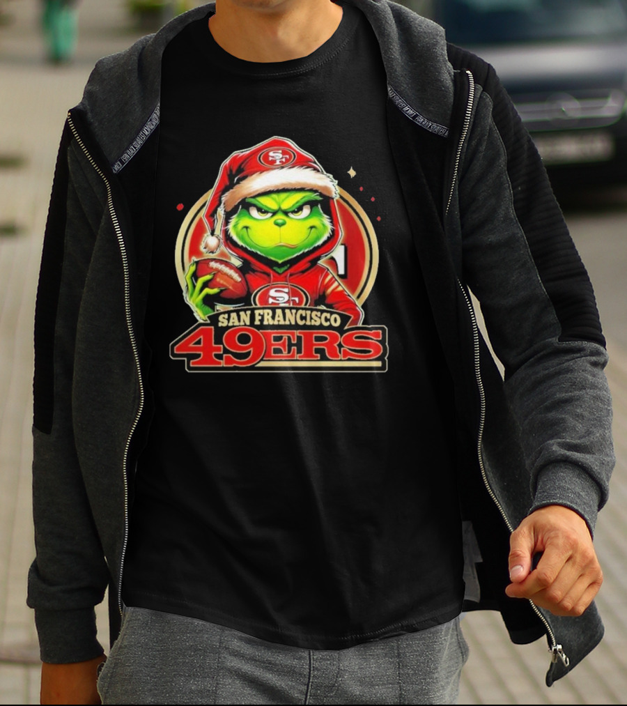 The Grinch San Francisco 49ers Football Mashup T-Shirt