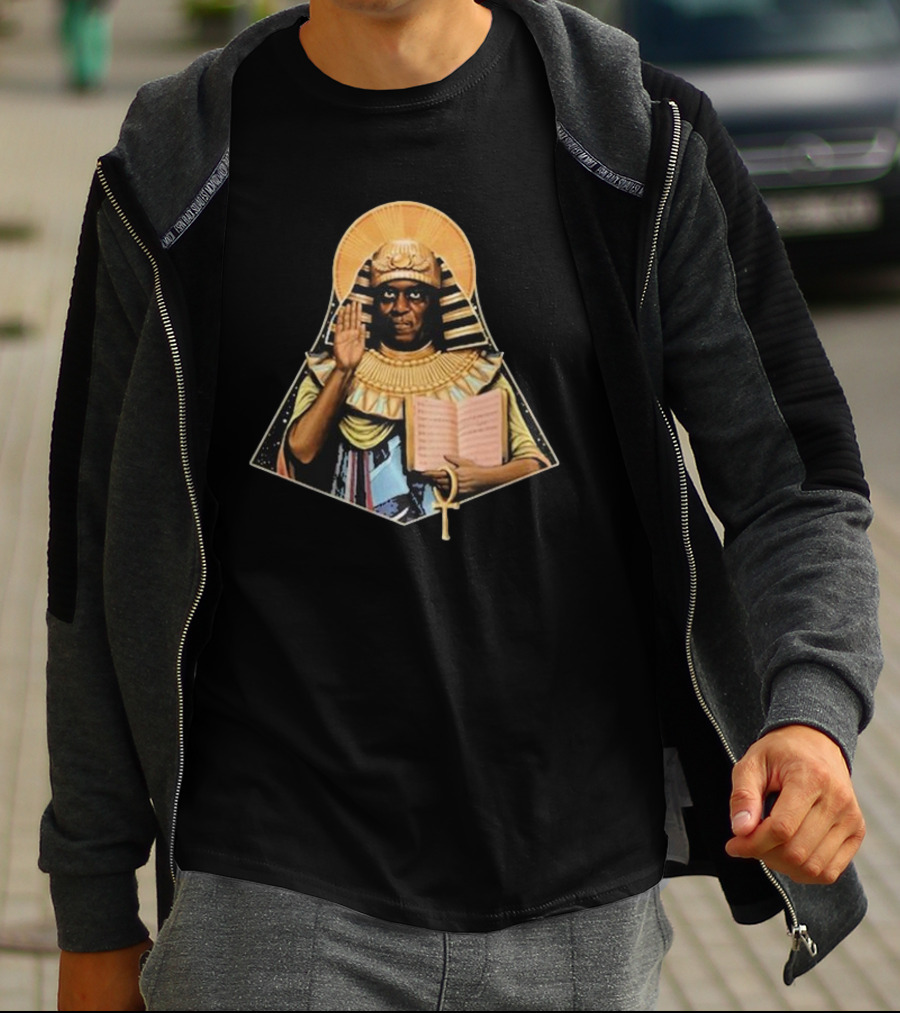 The Jazz Estate Saint Sun Ra Pharaoh Ankh Book Image T-Shirt