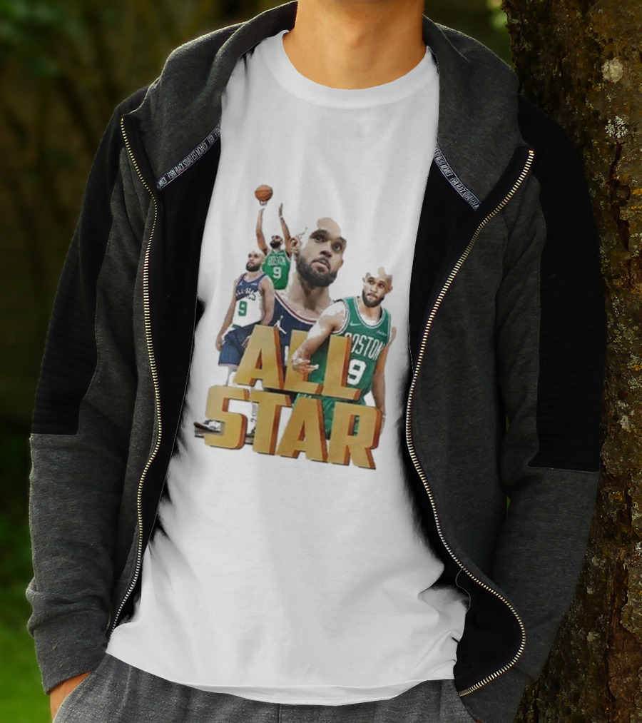Boston Celtics Derrick White All-Star Player Portrait Collection T-Shirt
