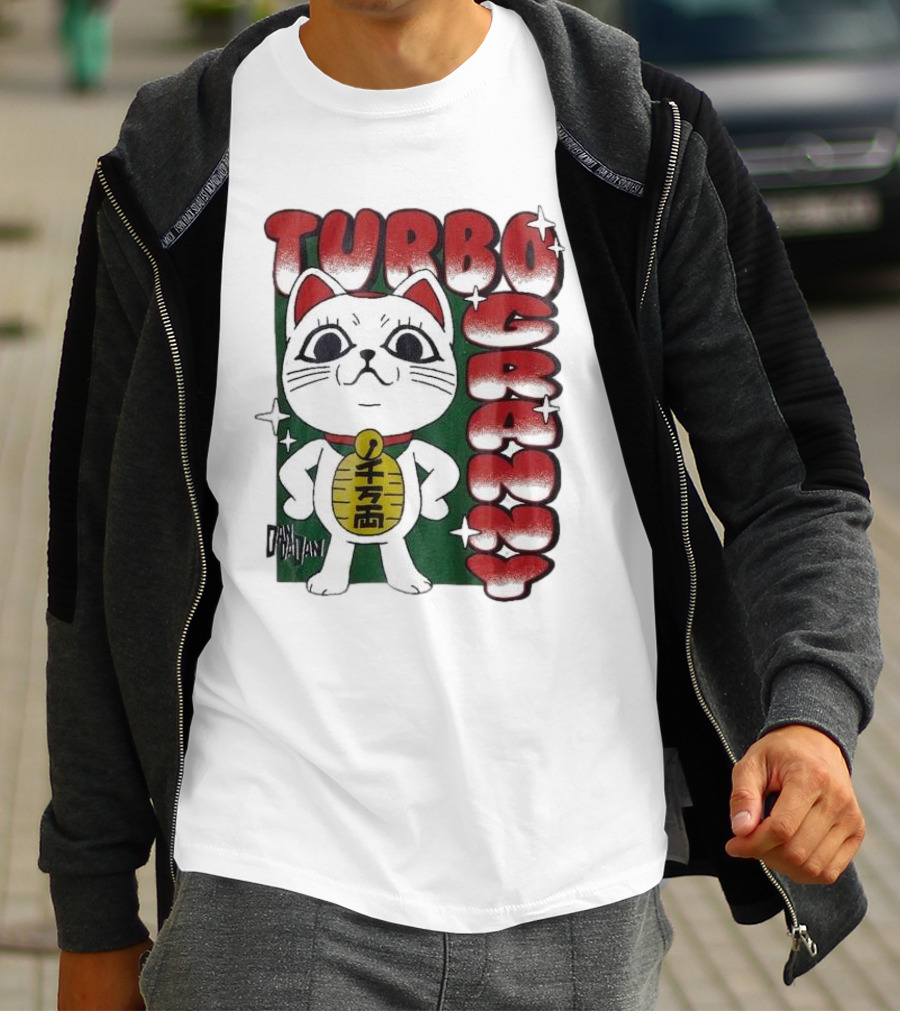 Dandadan Turbo Granny Lucky Cat T-Shirt