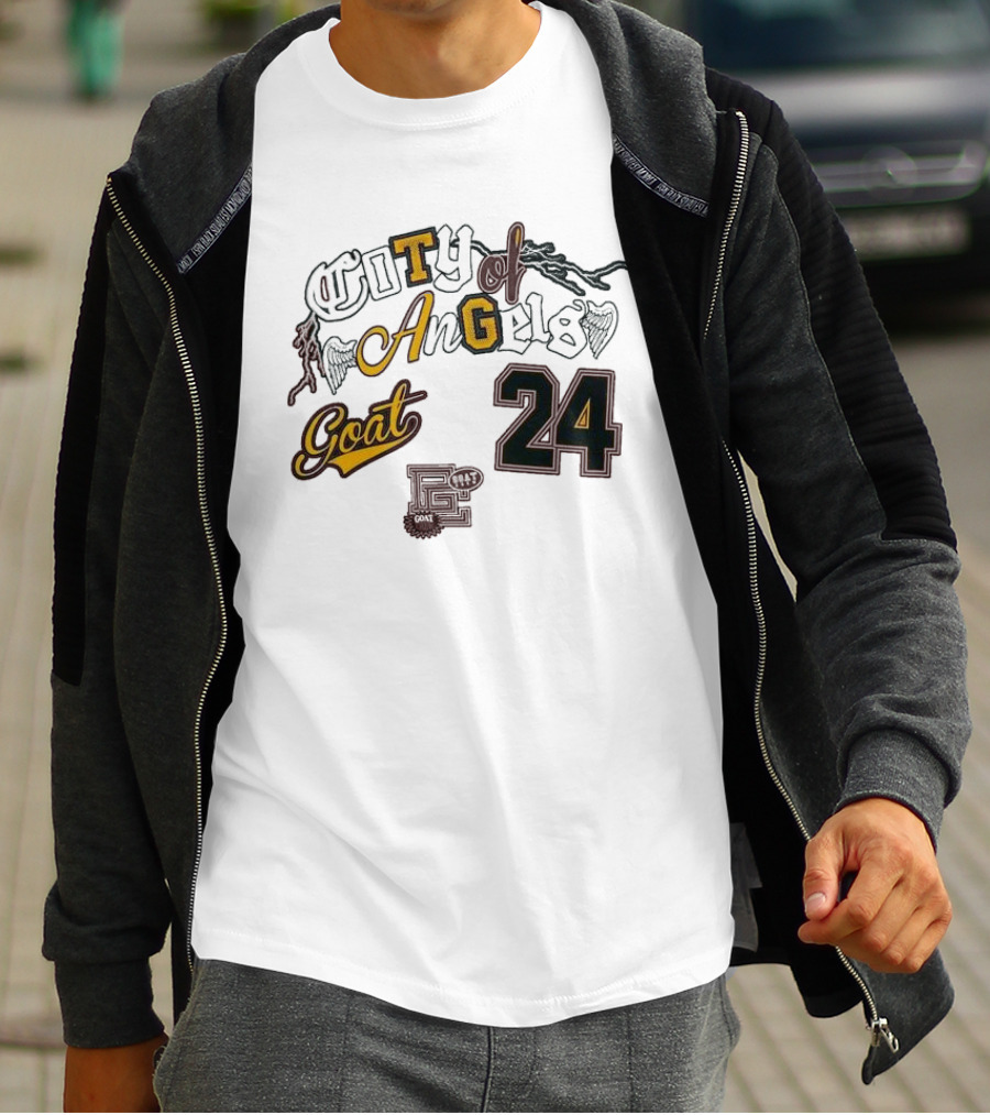 Goat Crew City Of Angels 24 Kobe Bryant Los Angeles T-Shirt