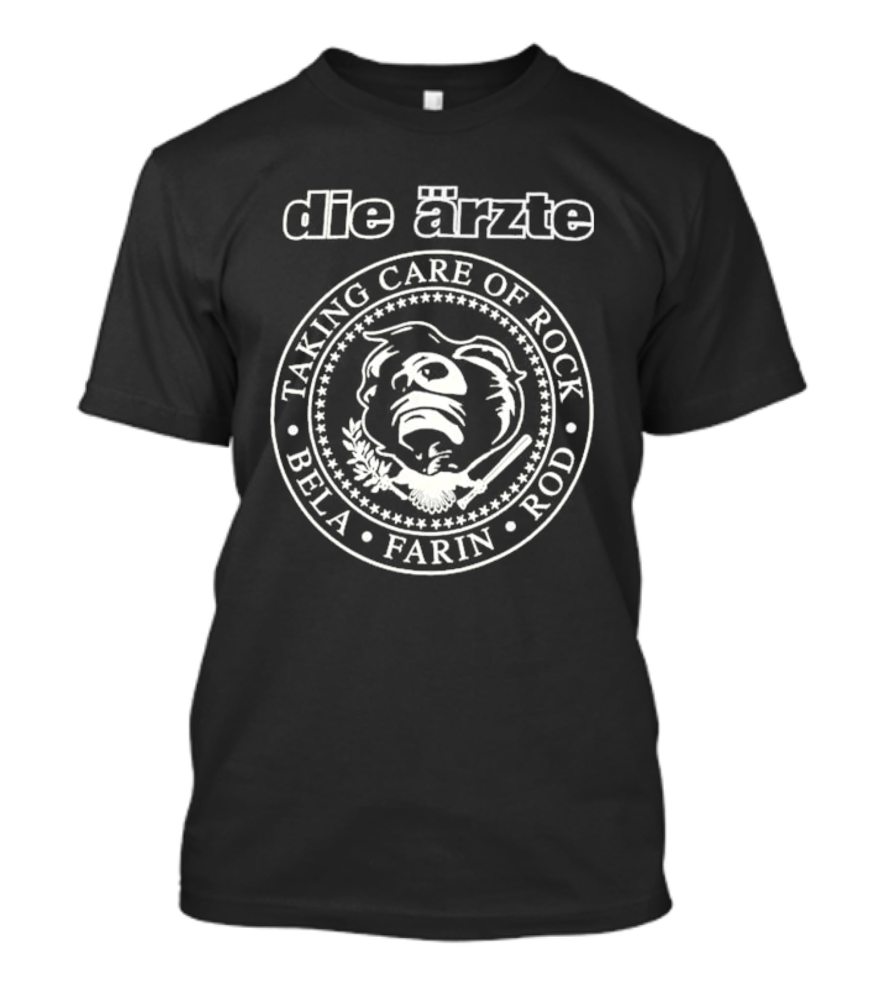 Die Ärzte Taking Care Of Rock Bela Farin Rod T-Shirt