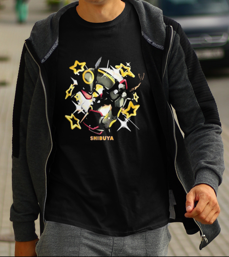 Pokémon Center Shibuya Shiny Rayquaza Stars T-Shirt