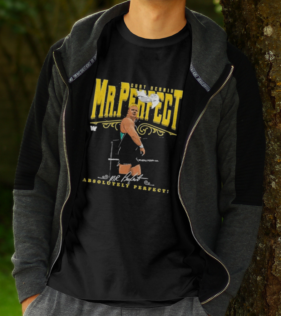 Curt Hennig Mr. Perfect Absolutely Perfect Wrestling T-Shirt