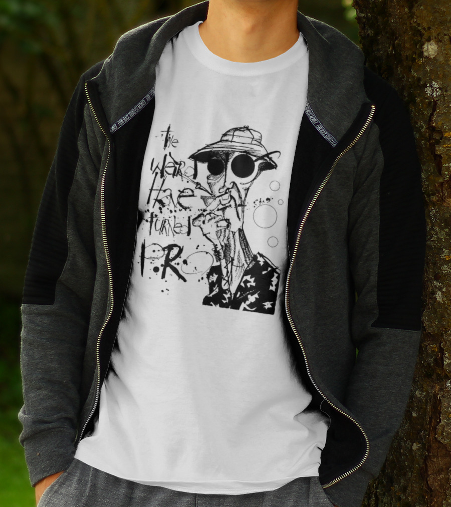 Fear And Loathing In Las Vegas Hunter Thompson We Can't Stop Here The Weird Have Turned Pro T-Shirt