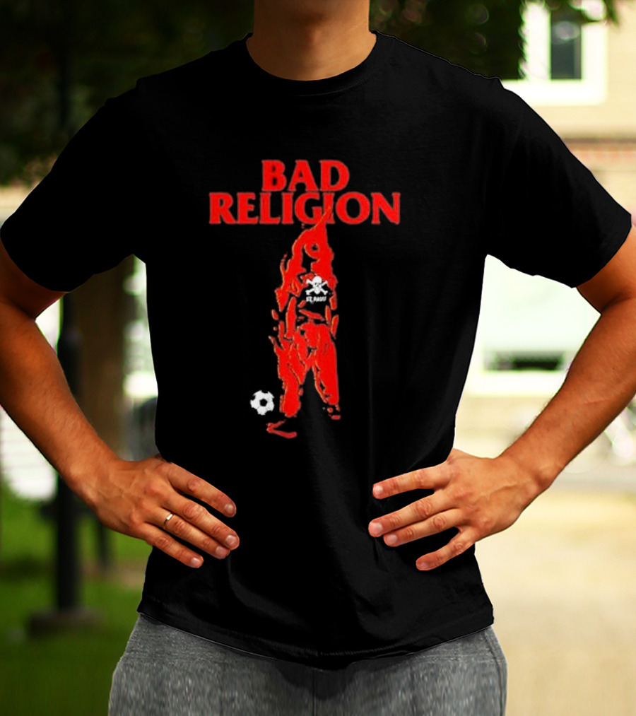 Bad Religion FC St Pauli Collaboration Victory Through Domination Soccer T-Shirt