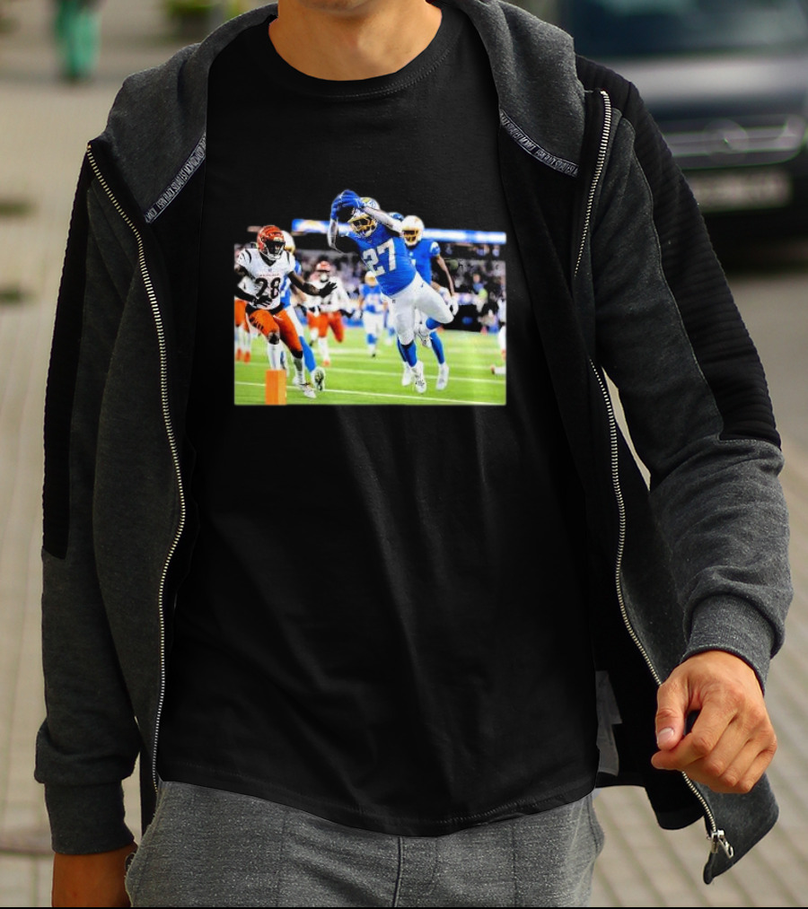 J.K. Dobbins Los Angeles Chargers NFL Week 11 Flash Features T-Shirt