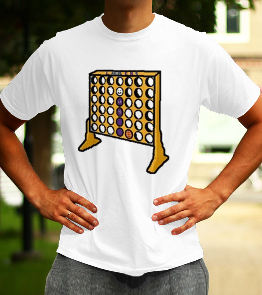 Knecht Four Purple Yellow Basketball Emoji T-Shirt