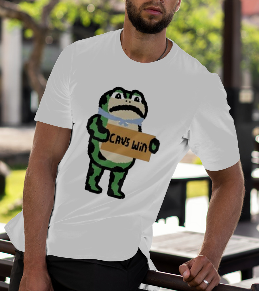 Cavs Win Victory Frog Pixel T-Shirt