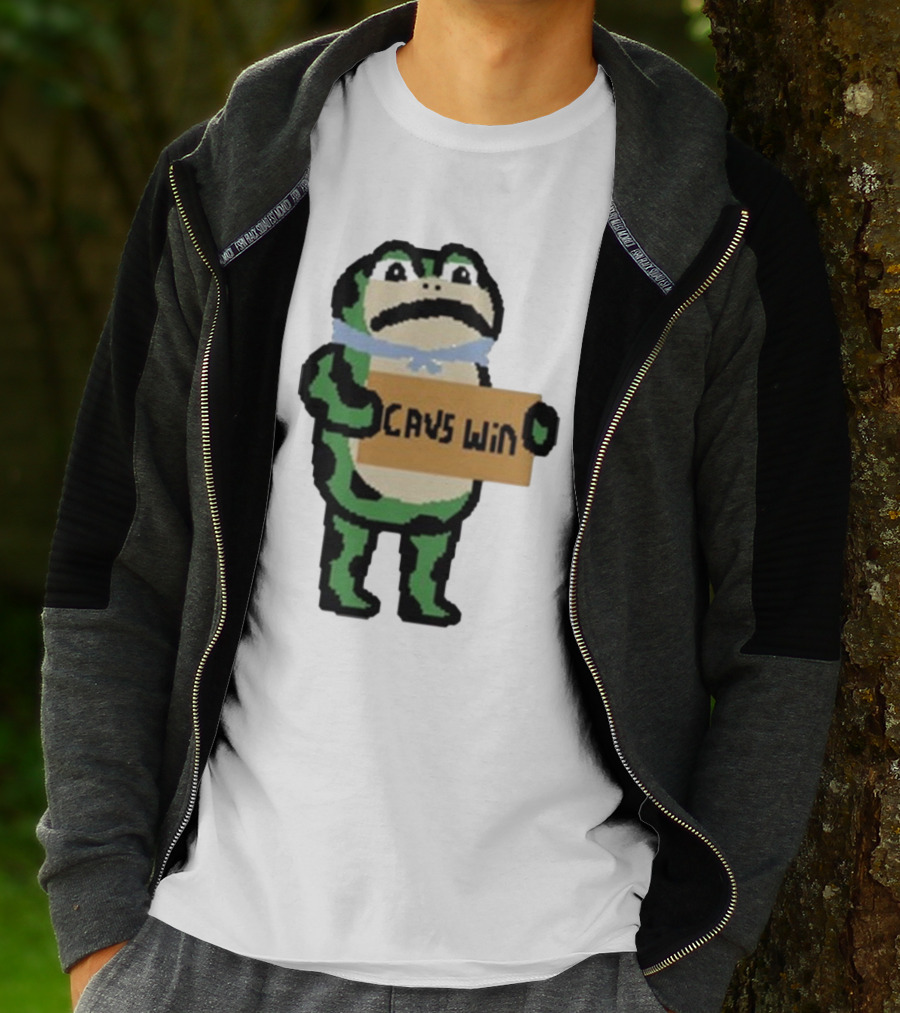 Cavs Win Victory Frog Pixel T-Shirt
