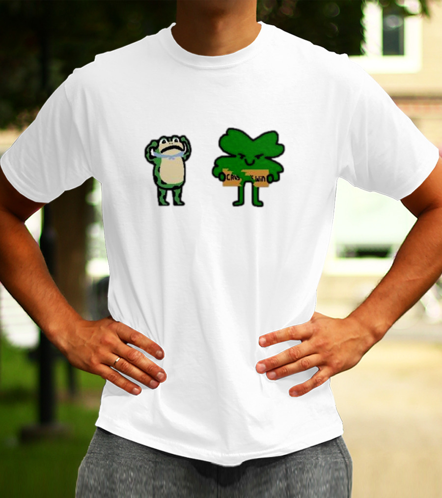 Celtics Take Down The Cavs Cavs Win Frog And Clover NBA Paint T-Shirt
