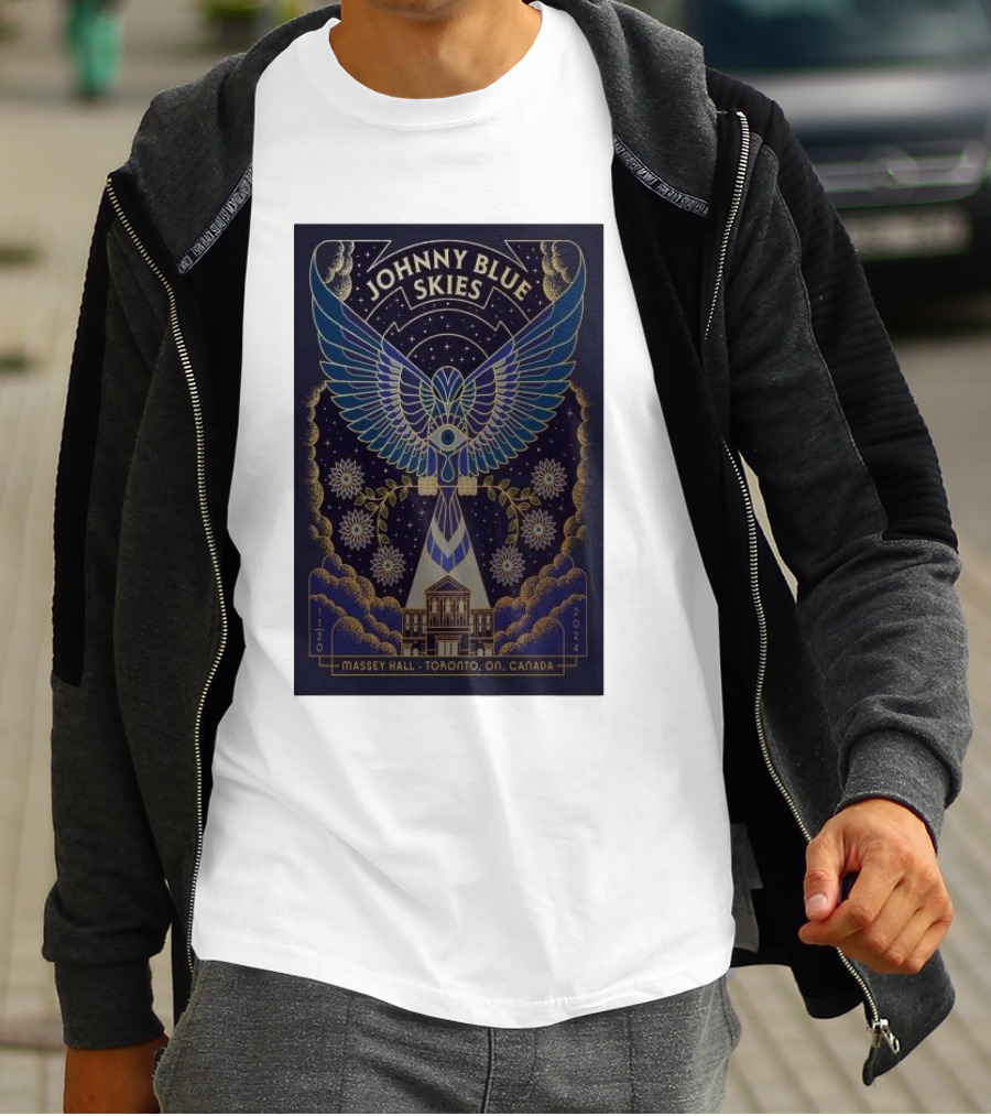JOHNNY BLUE SKIES MASSEY HALL TORONTO T-Shirt