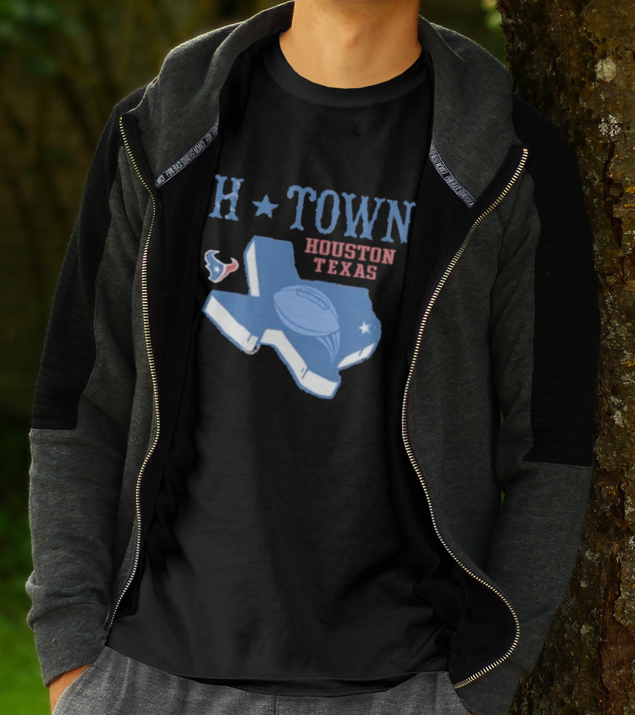 H-Town Houston Texas Football Texans T-Shirt